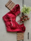 Ruhi Designer Vichitra Silk Puff Blouses Exporters In India